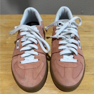 P448 Monza Sneakers Coral Women’s EU 36 US 6 Leather Suede Low Top Shoes